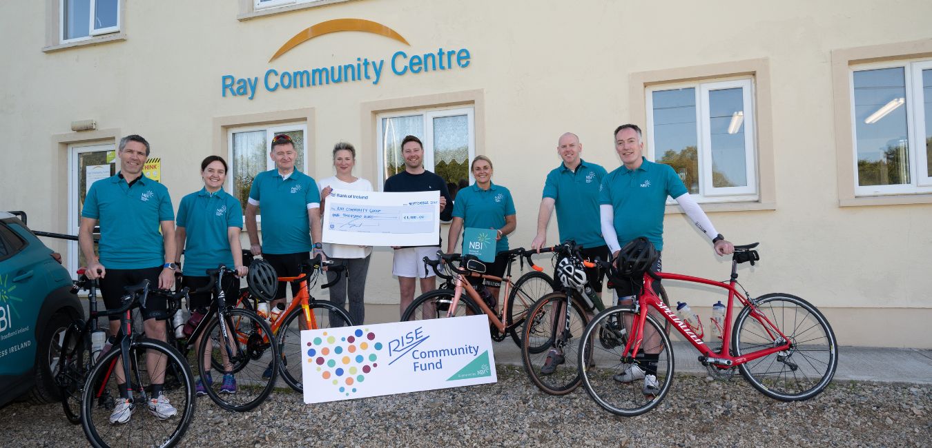 NBI team on their bikes for 100k cycle to raise funds for Ray Community Centre