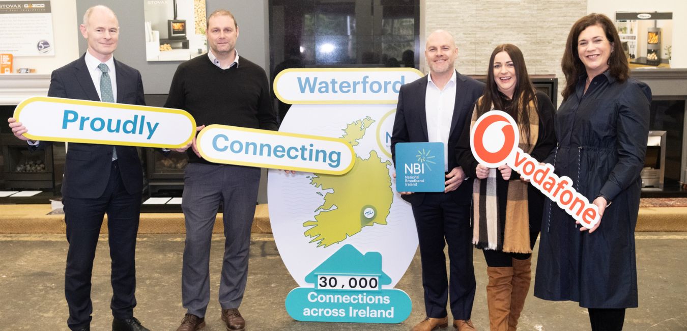 New milestone for National Broadband Plan as 30,000th connection nationwide marked in Waterford