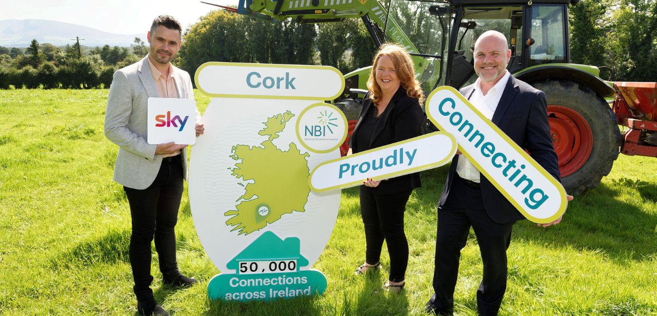 New milestone for National Broadband Plan as 50,000th connection nationwide marked at farm in Cork