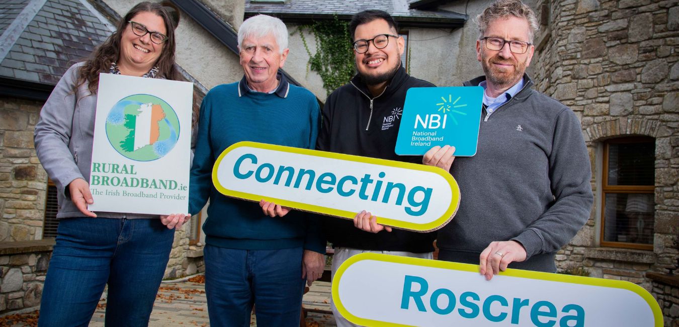 1,000 homes in rural Roscrea can now connect to National Broadband Plan as local high-tech remote worker hail benefits