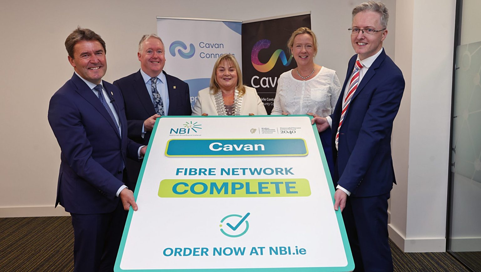 Cavan's Digital Divide Closed as €65 Million Fibre Broadband Network Delivered under the National Broadband Plan 